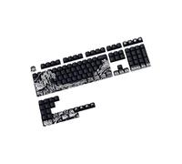 Fentency Cherries Profile Keycaps Fynmi Ukiyo E Theme PBTs Materials 127Key Transparents Side Print for Various Keyboards Layouts Side Engraving Keycaps