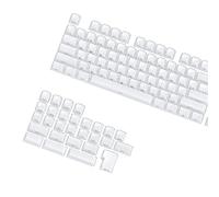 Fentency Crystal Jelly Color Keycaps OEM Height Double Shot Injections Molded Side Print Keycap Full Set 113Pcs Crystal Jelly Design Keycaps