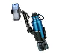 Fentency Multifunctional Car Drink Holder and Phone Stand with Expandable Base, Fit 4 to 7inch Devices Features Anti Slip Design Vehicle Cup Phone Dock