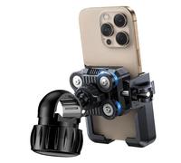 Fentency Not Theft Aluminum Motorcycle Phone Stand with Silicone Protect Shockproof Phone Mounts for 4.7 to 7.2 Inch Devices Shockproof Mounts