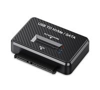 Fentency NVME to USB Docking Station USB Adapter 10Gbps External Hard Disk Enclosure Easy Installation Accessories NVMe Docking Station with Cooling Fan for High-Speed Data Clone Enclosure