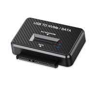 Fentency NVME to USB Docking Station USB Adapter 10Gbps External Hard Disk Enclosure Easy Installation Accessories NVMe Docking Station with Cooling Fan for High-Speed Data Clone Enclosure