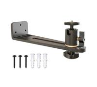 Fentency Space Saving Metal Projector Bracket with MultiAngle 360°Rotatable 45°Tilt Adjustament for Various Environment Space Slide Parenthesis