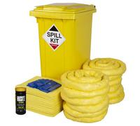 Fentex 240Ltr Chemical Spill Kit In Wheeled Bin