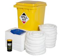 Fentex 360Ltr Oil & Fuel Spill Kit In Wheeled Bin