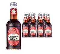 Fentimans Cherry Cola - Botanically Brewed Cola with a Cherry Twist - Exquisitely Crafted & Refreshing Soft Drinks - Gluten-Free and Vegan Friendly Soft Drinks - 12 x 275ml Bottles