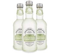 Fentiman's Gently Sparkling Elderflower Fizzy Drink, 275ml Glass Bottle (12 Pack)