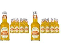 Fentimans Mandarin and Seville Orange Jigger - Natural Botanically Brewed Orange Drink - Perfect Mixer - Low Calorie, Gluten-Free and Vegan Soft Drinks - 12 x 275ml (Pack of 2)