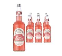 Fentimans Pink Ginger Beer - Botanically Brewed Soft Drink - Exquisitely Crafted & Refreshing Soft Drinks - Gluten-Free and Vegan Friendly Soft Drinks - 6 x 750ml Bottles