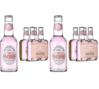 Fentimans Pink Grapefruit Tonic Water - Botanically Brewed Soft Drink - Exquisitely Crafted & Refreshing Soft Drinks - Gluten Free and Vegan Friendly - 4 x 200 ml Bottles (Pack of 2)
