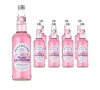 Fentimans Rose Lemonade - Botanically Brewed Lemonade made with Lemon Juice - Exquisitely Crafted & Refreshing Soft Drinks - Gluten-Free and Vegan Friendly Soft Drinks - 6 x 750ml Bottles
