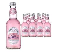 Fentimans Rose Lemonade - Botanically Brewed Lemonade made with Lemon Juice - Exquisitely Crafted & Refreshing Soft Drinks - Gluten-Free and Vegan Friendly Soft Drinks - 12 x 275ml Bottles