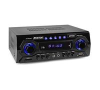 Fenton AV460 Karaoke Amplifier - 500W HiFi Stereo Amplifier with Bluetooth, MP3 Media Player, USB/SD, 2 Mic Inputs, Echo Control & Remote for Home Karaoke and Parties