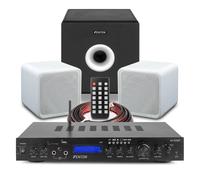 Fenton B405A 2.1 Home Stereo Speaker Set with Subwoofer & Amplifier, 100W