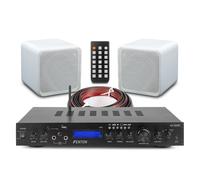 Fenton B405A Bluetooth Stereo Speaker System with FM Home Amplifier