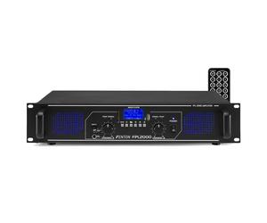 Fenton FPL2000 Bluetooth Digital Amplifier 2 Channel PA Amp 4000W LED EQ