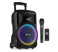 Fenton FT10L MK2 Wireless PA Speaker - Bluetooth Party Speaker with Light