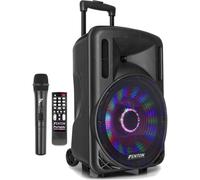 Fenton FT12LED 700W Active Mobile 12" Speaker with Built-In LEDs