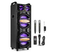 Fenton LIVE2102 Karaoke System, 800W House Party Speaker, Bluetooth, LED