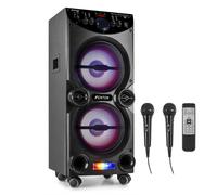 Fenton Live2104 Bluetooth Party Speaker with Lights & Microphones