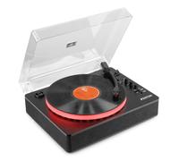 Record Player with Speakers, Bluetooth Out, LED Turntable, Vinyl to USB RP162LED