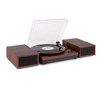 Fenton RP165D Record Player and Stereo Amplifier Speaker System with Bluetooth