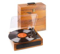 Fenton RP170L Turntable Record Player, Bluetooth Vinyl Player with Built-in Speakers, Vintage Suitcase Design, Portable Case, Retro Style, Wireless Streaming, Compact Audio System