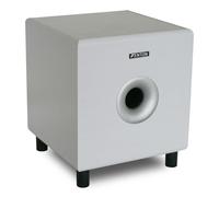 Fenton SHFS08W Active Subwoofer for Home Theatre & HiFi Systems, 8 Inch Downfiring Woofer, Adjustable Crossover & Phase Control, Bass Reflex, 200W, White