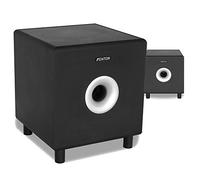 Fenton SHFS10B 10" Active HiFi Subwoofer Pair - 2x 200W Home Cinema Sound System Speakers, Adjustable Crossover, Bass Reflex Bass Bin for Quality Stereo Audio