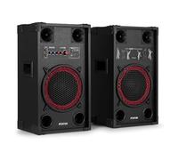 Fenton SPK-110 10-Inch Active Bluetooth Home Party Speaker Set, 600W