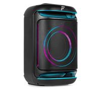 Fenton Track165 Portable Bluetooth Party Speaker with Light - High-Power 165W House Party Speaker with Rechargeable Battery, LED Effects, USB/FM/BT Playback, Mic Input & Remote
