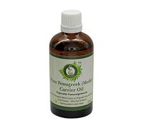Fenugreek Oil | Methi Oil | Fenugreek Seed Oil | for Massage | for Hair Growth | for Breast Enlargement | Trigonella Foenumgraecum | 100% Pure Natural | Cold Pressed | 100ml | 3.38oz by R V Essential