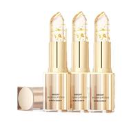 Fenvió Lipstick,Colour Changing Lipstick,Fenvi/o Truetone, PH Adjusting Lipsticks with Gold Foil,Transfer Proof Colour Changing Formula Hydrating Glossy Finish Versatile Colors for All Skin Tones(3)