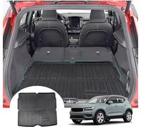 FENVY Car Rubber Boot Trunk Mats For Volvo XC40 C40 Recharge 2018-2023,Car Rear Trunk Boot Mat Waterproof Floor Mats Carpet Tray Cargo Liner Car Accesories