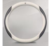FENVY Car Steering Wheel Cover for Mitsubishi Outlander CW0 Invite 2012 2013 2014-2021,Non-slip Breathable Car Steering Wheel Protector Car Interior Decorative Accessories,Black2