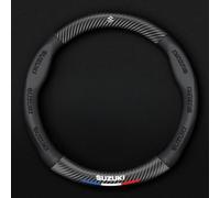 FENVY Car Steering Wheel Cover for Suzuki Swift 2013 2014 2015 2016-2017,Non-slip Breathable Car Steering Wheel Protector Car Interior Decorative Accessories