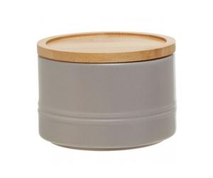 Fenwick 380ml Grey Stoneware Kitchen Food Jar Coffee Sugar Tea Storage Canister