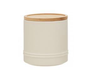 Fenwick 720ml Cream Stoneware Kitchen Food Jar Coffee Sugar Tea Storage Canister
