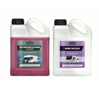 Fenwicks Motorhome Cleaner & Bobby Dazzler Combo Pack - RV & Caravan Exterior Wash & Shine Kit, Streak-Free, Eco-Friendly, Easy Spray & Wipe, Motorhome Care Solution