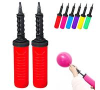 Fenxyo Balloon Pump 2 Pack Manual Inflator, Dual Action, Save Breath, Suitable for Latex & Foil Balloons