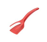Fenytay 2 Fried Egg Flipper Spatula, Fried Egg Turners, 2 in 1 Nylon Omelette Clamp | Spatula Tongs for Flipping, Versatile Kitchen Tool for Flipping Omelette, Pancake, Steak, Fish, and Egg