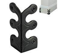 Fenytay 4 Pack Baseboard Corner Protectors - Metal Skiffers Edge Guards - Decorative Protector Cover, Solid Brass Skirting Board Corner Protectors