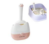 Fenytay Cat Litter Scooper With Holder,Fine Mesh Wall Mounted Cat Scooper - Pet Supplies for Travel Puppy House Kitten Horse Stalls Yard Cleaning Apartment Indoor Park