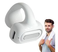 Fenytay Open Ear Headphones | Waterproof Wireless Ear Clip Bone Conduction Headphones | Earbud & In-Ear Open Ear Earbuds, Wireless Headset For Running, Walking, Workout