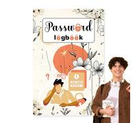 Fenytay Password Notebook,Portable Notebook for Address | Password Book Organizer for Internet Website Address Login, Portable Account Keeper Journal