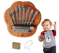 Fenytay Thumb Piano for Kids - Handheld Symmetry Finger Thumb Wood Piano,8 Key Design Wood Thumb Piano for Outdoor Travel, Family Gathering, Home, and School