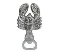 Fenzo Crab Bottle Opener Vintage Aluminum Beer Bottle Opener in Antique Finish, Nautical Crab Design, Rustic Wedding Party Favor, Gift for Beer Lovers, Father’s Day, Christmas, Beach Decor (Silver)