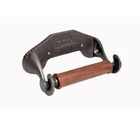 Fenzo Traditional Toilet Roll Holder Wooden Roller Victorian Railway Station Cast Iron Vintage Design Wall Mounted Loo Roll Holder, Elegant Touch, Easy Installation (Style 5)