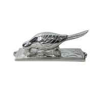 Fenzo Woodpecker Door Knocker Handcrafted Antique Style Aluminum Front Door Knocker, Vintage Bird Design, Rustic Outdoor Home Décor, Loud Knock, Easy to Install for Porches & Entryways (Silver)