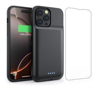 Feob Battery Case for iPhone 16 Pro Max,Powerful 8600mah Portable Extended Battery Charger Cover for iPhone 16 Pro Max Charging Case(6.9 Inch)-Black